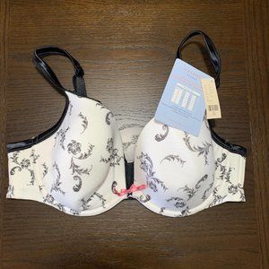 NWT Cacique Plunge Bra 40B Underwire Removable Pad